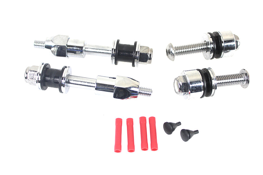 Wyatt Gatling Part 80214 Side Plate Docking Hardware Kit for Harley Davidson FXDWG (1993-2001)