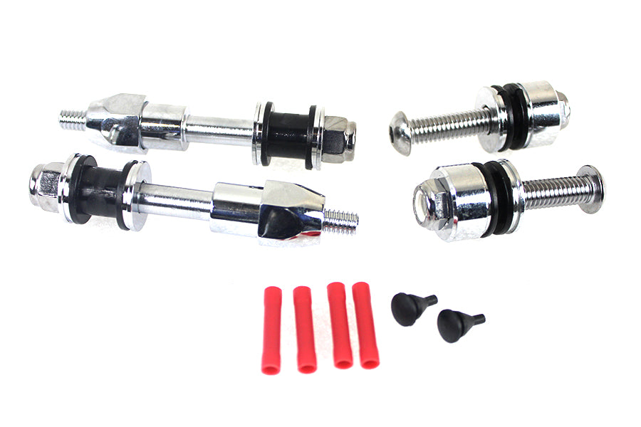 Wyatt Gatling Part 80214 Side Plate Docking Hardware Kit for Harley Davidson FXDWG (1993-2001)