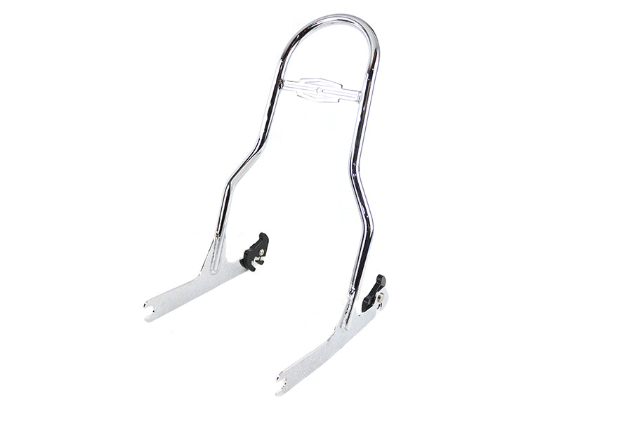 Wyatt Gatling One Piece Sissy Bar Chrome for Harley Davidson FLST Models