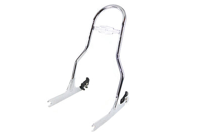 Wyatt Gatling One Piece Sissy Bar Chrome for Harley Davidson FLST Models