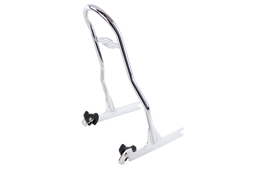 Wyatt Gatling One Piece Sissy Bar Chrome for Harley Davidson FLST Models