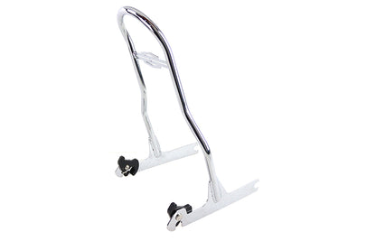 Wyatt Gatling One Piece Sissy Bar Chrome for Harley Davidson FLST Models