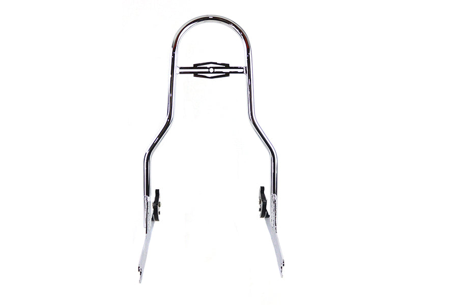 Wyatt Gatling One Piece Sissy Bar Chrome for Harley Davidson FLST Models
