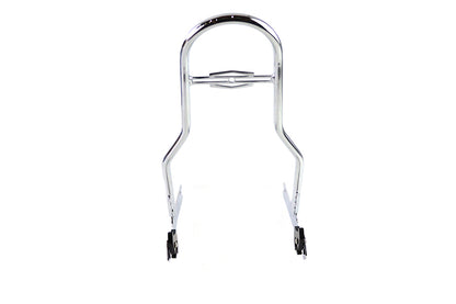 Wyatt Gatling One Piece Sissy Bar Chrome for Harley Davidson FLST Models