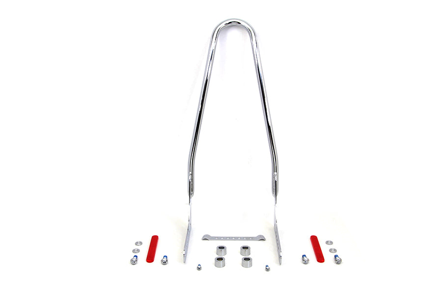 Wyatt Gatling Part 80220 One Piece Sissy Bar Chrome for Harley Davidson FLDE & FLHC 2018-2024