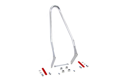 Wyatt Gatling Part 80220 One Piece Sissy Bar Chrome for Harley Davidson FLDE & FLHC 2018-2024