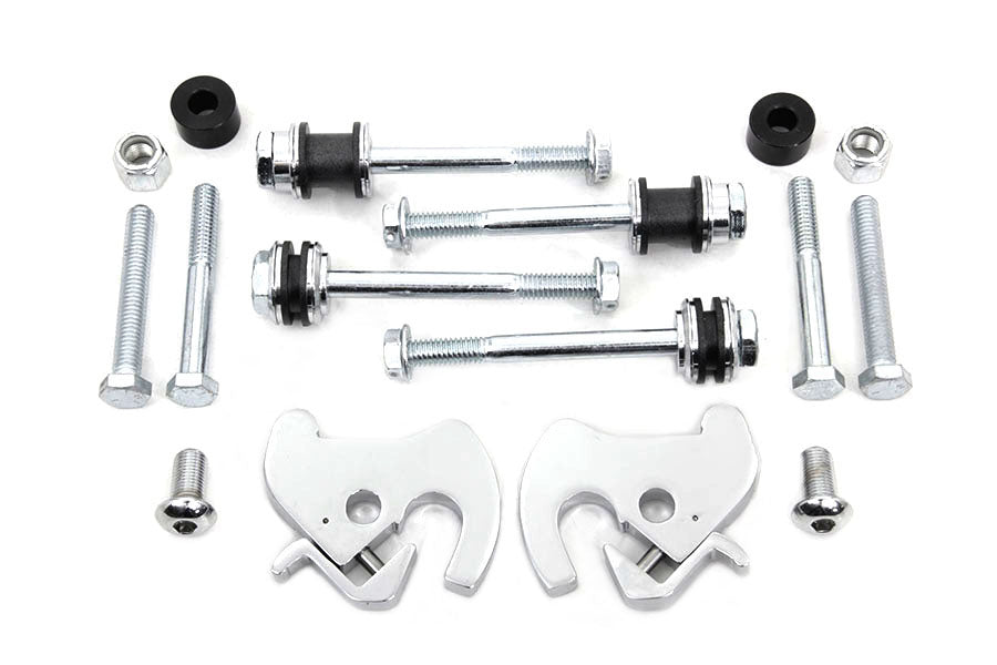 V-Twin Luggage Rack and Sissy Bar Mount Kit for Harley Davidson XL Models
