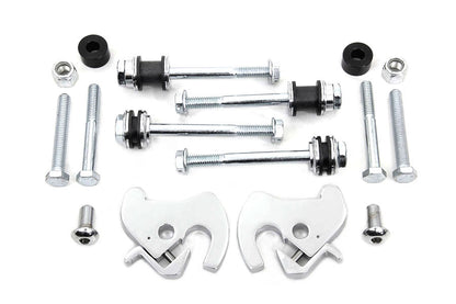 V-Twin Luggage Rack and Sissy Bar Mount Kit for Harley Davidson XL Models