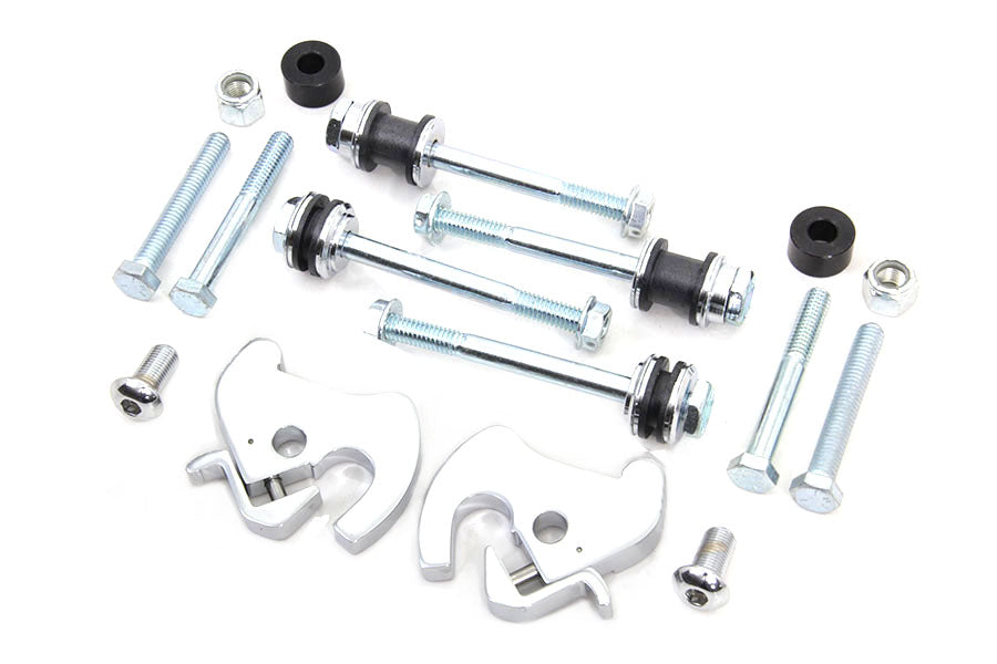 V-Twin Luggage Rack and Sissy Bar Mount Kit for Harley Davidson XL Models