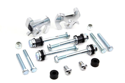 V-Twin Luggage Rack and Sissy Bar Mount Kit for Harley Davidson XL Models