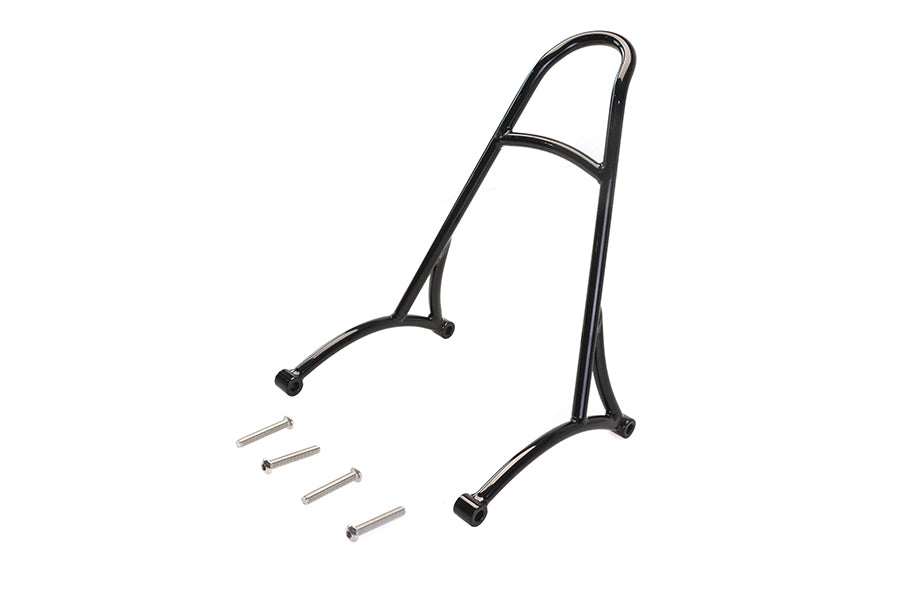 V-Twin 80251B Shorty XL Sissy Bar, 14-Inch One-Piece Bolt-On Design