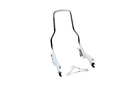 Wyatt Gatling 14-1/2 Inch Standard Detachable Sissy Bar Chrome for Harley Davidson FLDE and FLHC