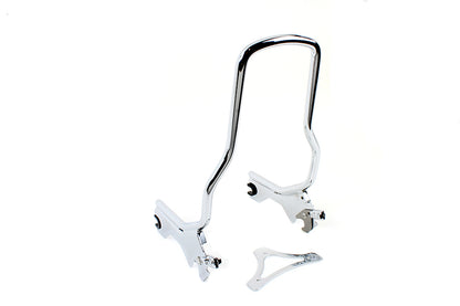 Wyatt Gatling 14-1/2 Inch Standard Detachable Sissy Bar Chrome for Harley Davidson FLDE and FLHC
