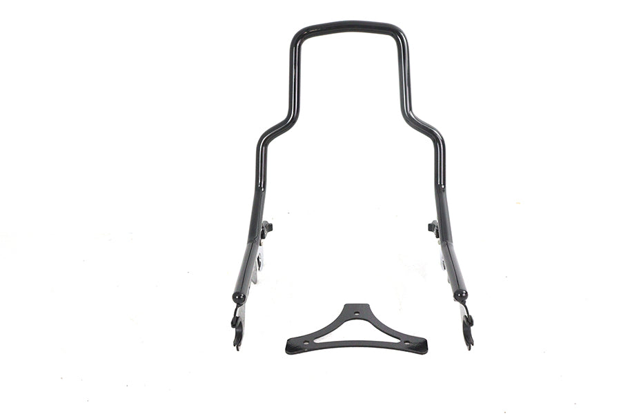 Wyatt Gatling 8-1/2 inch Short Detachable Sissy Bar for Harley Davidson FLDE & FLHC in Gloss Black (Part #80221B)