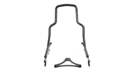 Wyatt Gatling 8-1/2 inch Short Detachable Sissy Bar for Harley Davidson FLDE & FLHC in Gloss Black (Part #80221B)