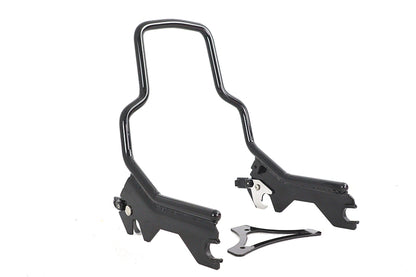 Wyatt Gatling 8-1/2 inch Short Detachable Sissy Bar for Harley Davidson FLDE & FLHC in Gloss Black (Part #80221B)