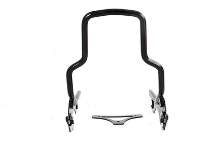 Wyatt Gatling 8-1/2 inch Short Detachable Sissy Bar for Harley Davidson FLDE & FLHC in Gloss Black (Part #80221B)