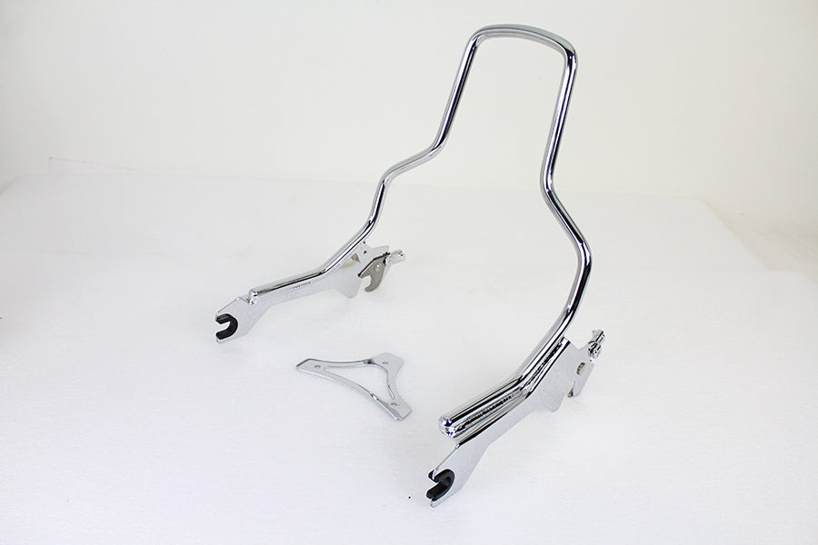 V-Twin 14-1/2 inch Standard Detachable Sissy Bar Chrome for Harley Davidson FLFB and FLFBS Models Part #80222