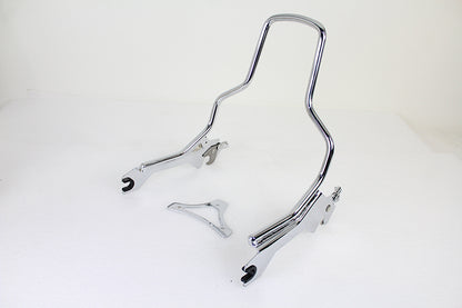 V-Twin 14-1/2 inch Standard Detachable Sissy Bar Chrome for Harley Davidson FLFB and FLFBS Models Part #80222