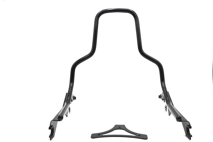 Wyatt Gatling 14-1/2 Inch Standard Detachable Sissy Bar for Harley Davidson FLFB and FLFBS - Gloss Black Part #80222B