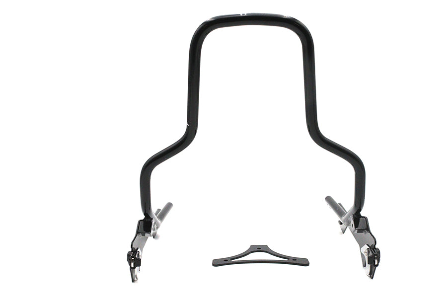 Wyatt Gatling 14-1/2 Inch Standard Detachable Sissy Bar for Harley Davidson FLFB and FLFBS - Gloss Black Part #80222B