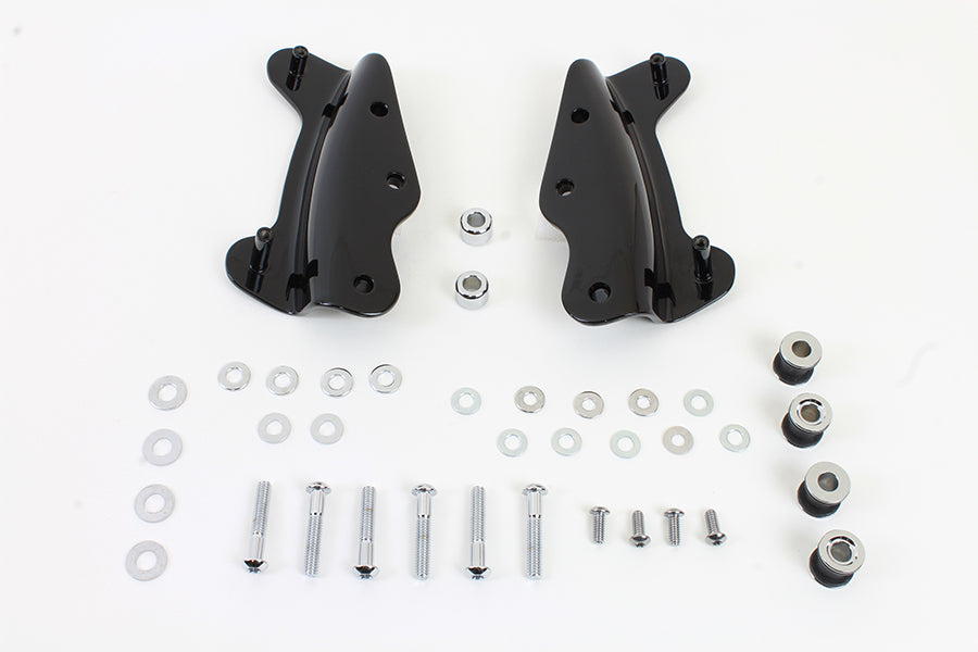 Wyatt Gatling Docking Hardware Kit for Harley Davidson FLT (2009-2013) - Gloss Black
