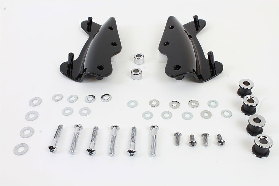 Wyatt Gatling Docking Hardware Kit for Harley Davidson FLT (2009-2013) - Gloss Black