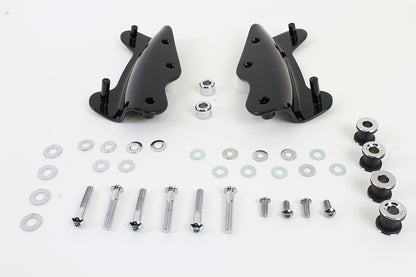 Wyatt Gatling Docking Hardware Kit for Harley Davidson FLT (2009-2013) - Gloss Black
