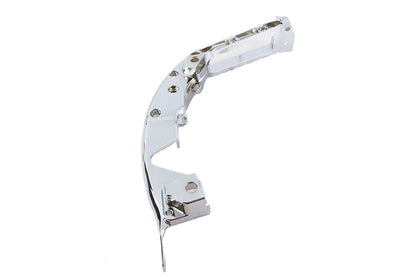 OE Chrome Saddlebag Left Mount Bracket for Harley Davidson Touring Models (2014-2023)