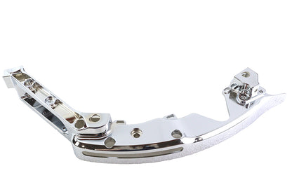 OE Chrome Saddlebag Left Mount Bracket for Harley Davidson Touring Models (2014-2023)