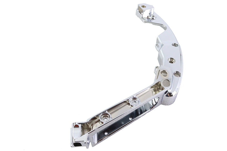 OE Chrome Saddlebag Left Mount Bracket for Harley Davidson Touring Models (2014-2023)