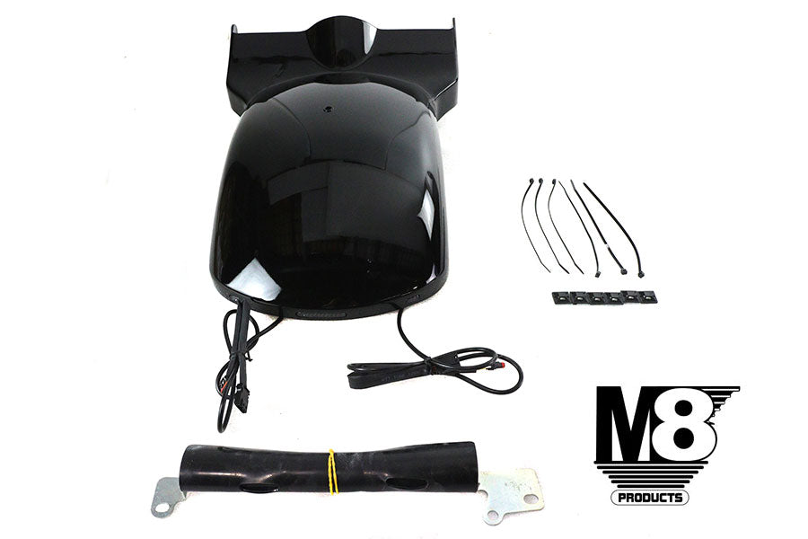 V-Twin M8 Bobbed Rear Fender for Harley Davidson FXST and FLST Models