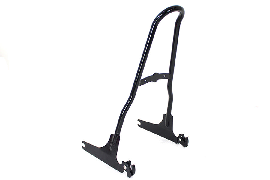 Wyatt Gatling One Piece Sissy Bar Black for Harley Davidson FXDF & FXDWG