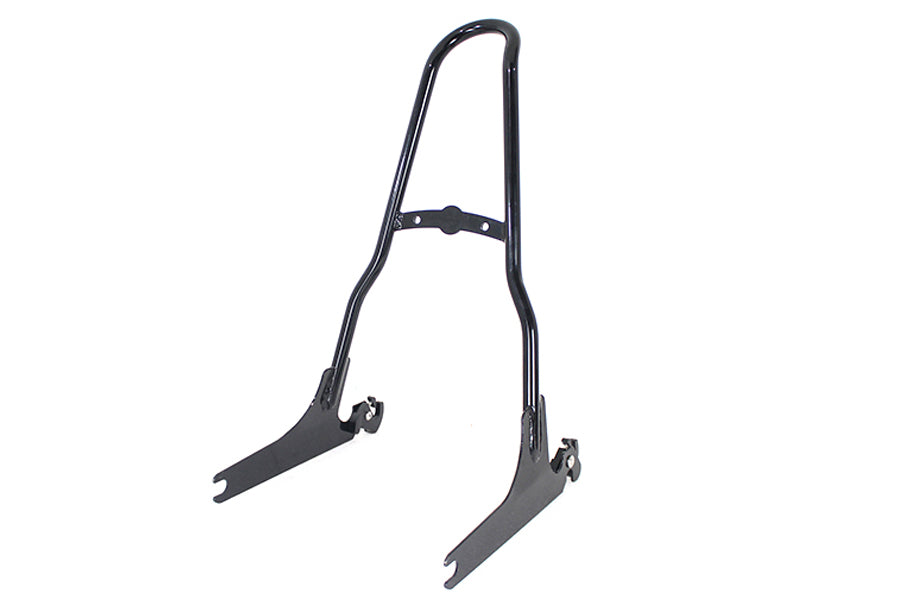 Wyatt Gatling One Piece Sissy Bar Black for Harley Davidson FXDF & FXDWG