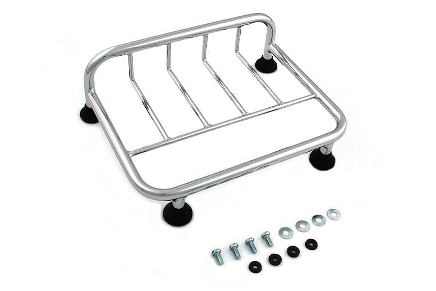 Wyatt Gatling Chrome Touring Luggage Rack for Harley Davidson FL 1949-1958