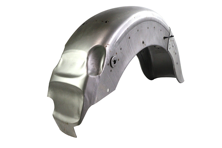 V-Twin Factory Sample Replica Rear Fender with Hinged Tail for Harley Davidson FL (1973-1982)