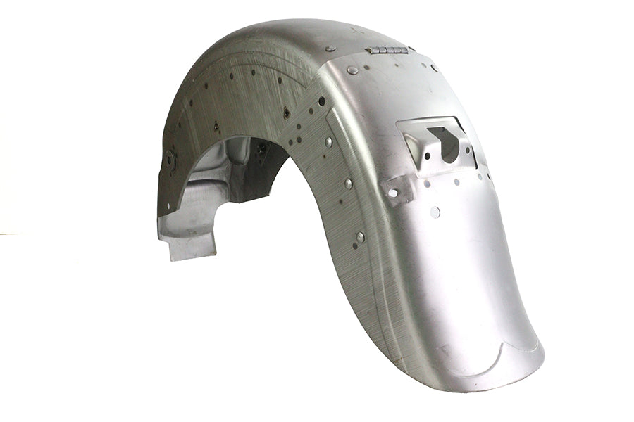 V-Twin Factory Sample Replica Rear Fender with Hinged Tail for Harley Davidson FL Models