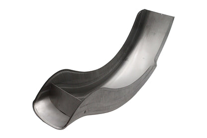V-Twin Factory Sample Rear Fender Bobbed with Left Cutout for Custom Motorcycle Builds