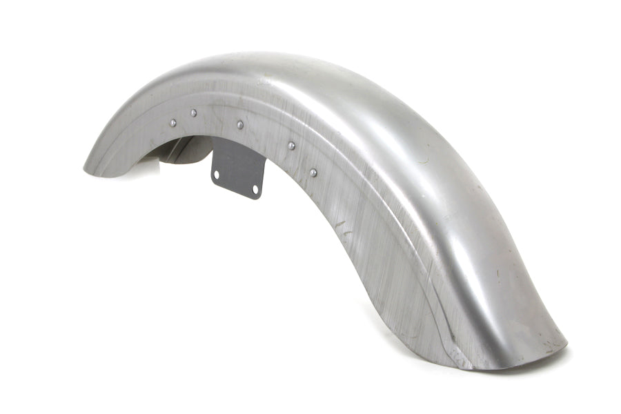 V-Twin Factory Sample Front Fender Raw with Bracket for Harley Davidson FXST and FXDWG Models