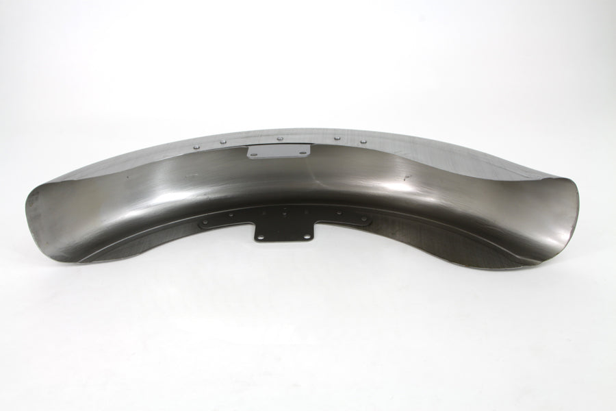 V-Twin Factory Sample Front Fender Raw with Bracket for Harley Davidson FXST and FXDWG Models