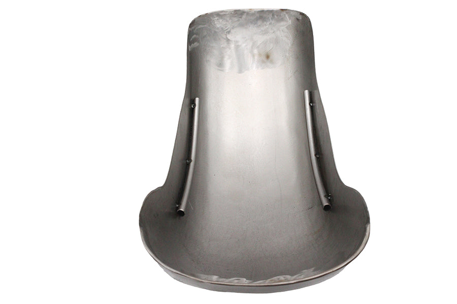 V-Twin 9 inch Rear Fender Smooth - Durable Steel Construction with 11 inch Width for Motorcycle Customization