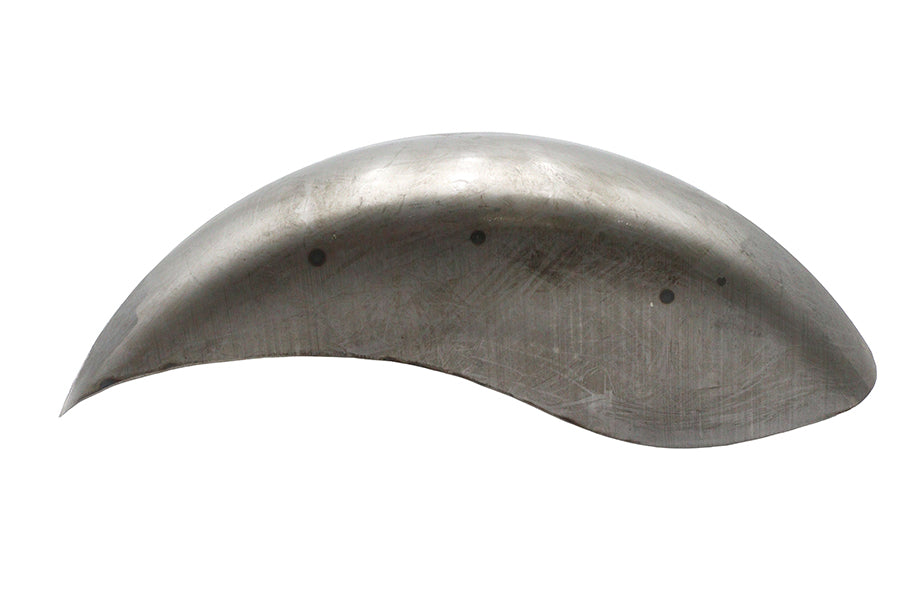 Ultima 19-168 Custom Rear Fender with 11 Inch Width – Steel, Raw Finish, Undrilled for Custom Motorcycle Builds