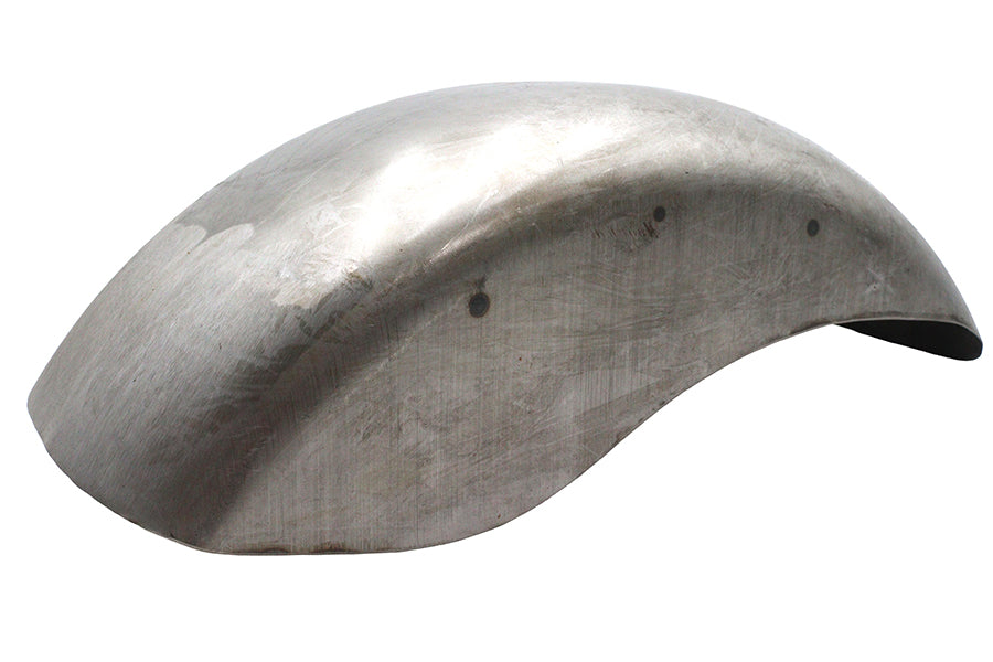 Ultima 19-168 Custom Rear Fender with 11 Inch Width – Steel, Raw Finish, Undrilled for Custom Motorcycle Builds