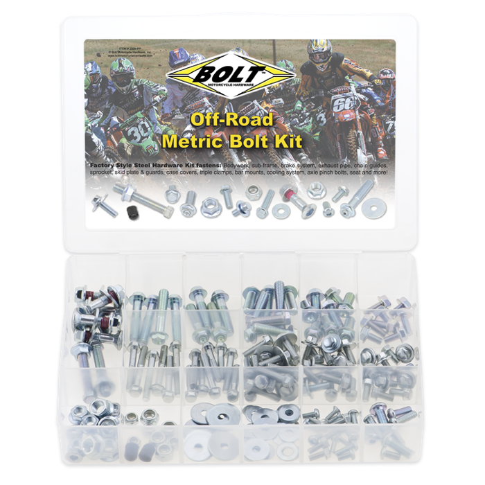 BOLT Off-Road Metric Bolt Kit 2004-PP for Automotive Applications