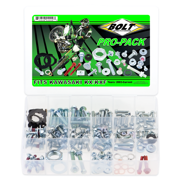 BOLT ProPack for Kawasaki KX/KXF - Part Number BMH-KXPP