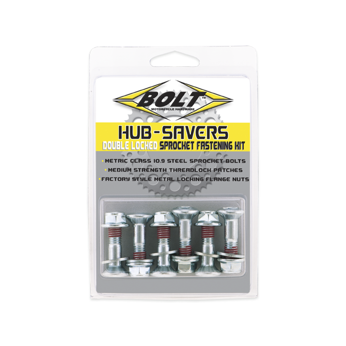BOLT Hub-Savers Japanese Silver - 6 Pack (Part Number 2008-HS.S)