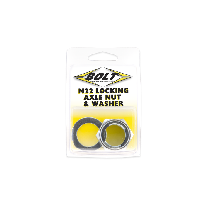 BOLT Locking Axle Nut 22mm - Heavy Duty Wheel Fastener for Automotive Applications