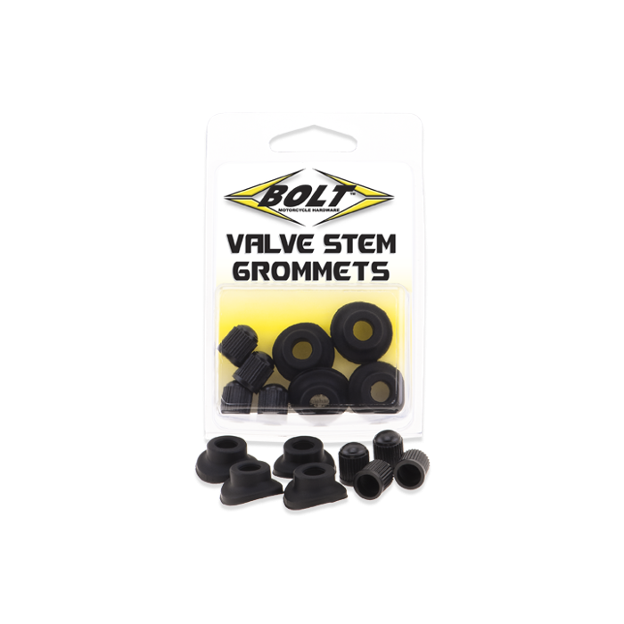 BOLT Valve Stem Grommets & Caps 2007-GRM - Durable Automotive Components
