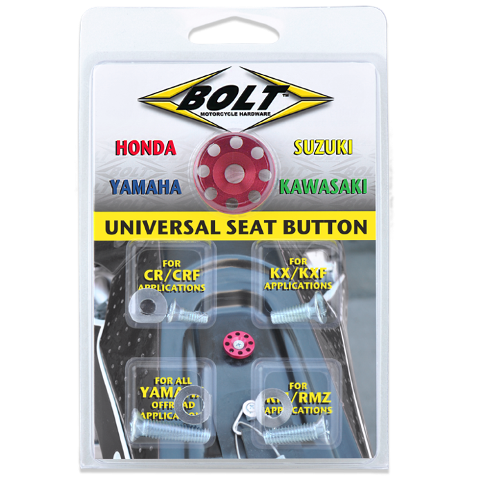 BOLT Anodized Seat Button - Japanese Style (Part Number BMH-SB)