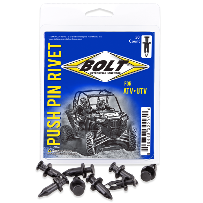 BOLT M8 Pry Rivets - 50 Pack for RZR and Off-Road Vehicles